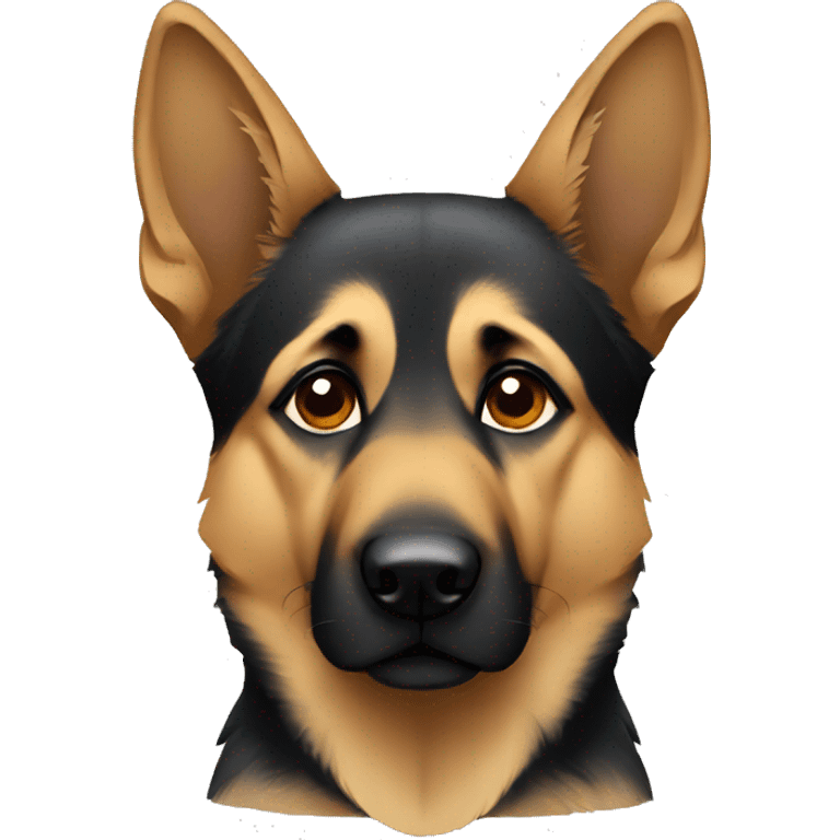 German Shepard very sad emoji