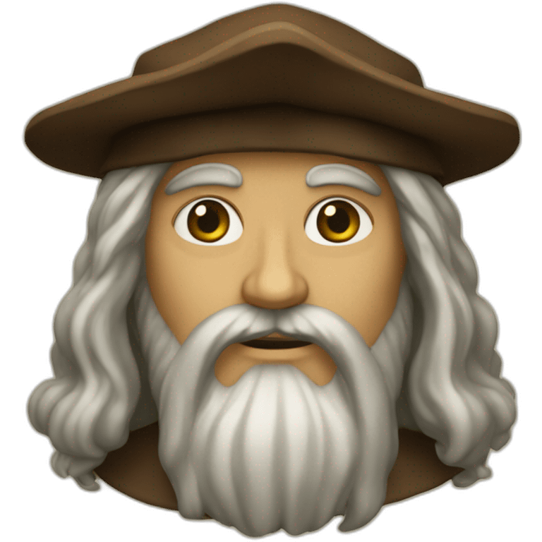 Leonardo da Vinci emoji