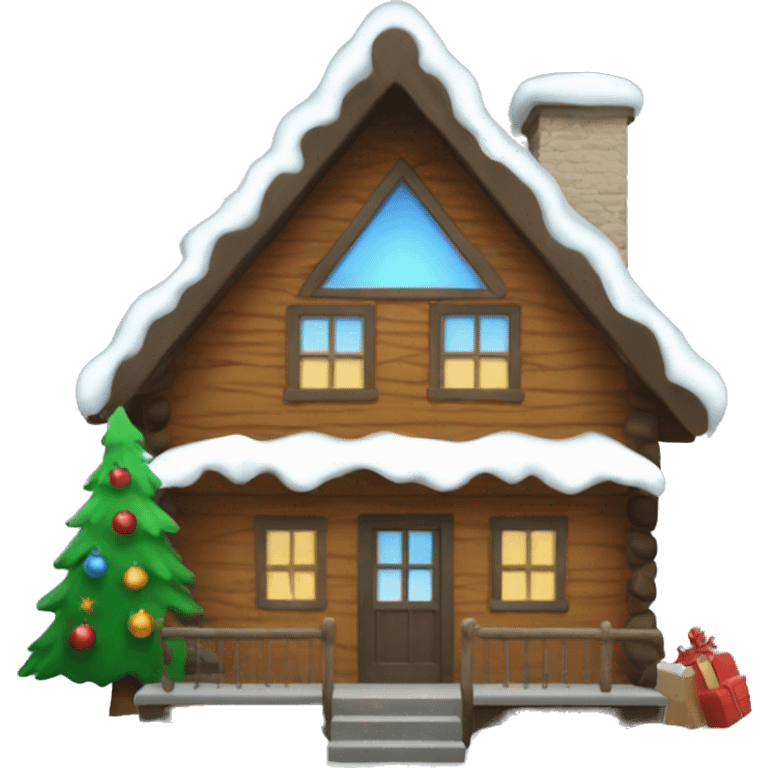 Christmas Cabin emoji