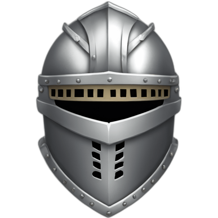 Silver medieval armor emoji