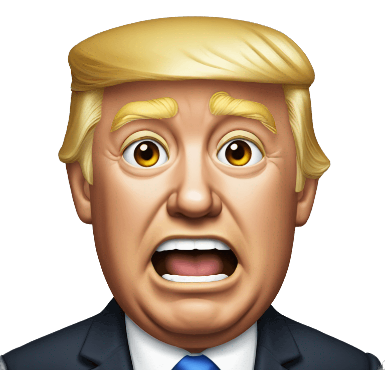 Trump cries emoji