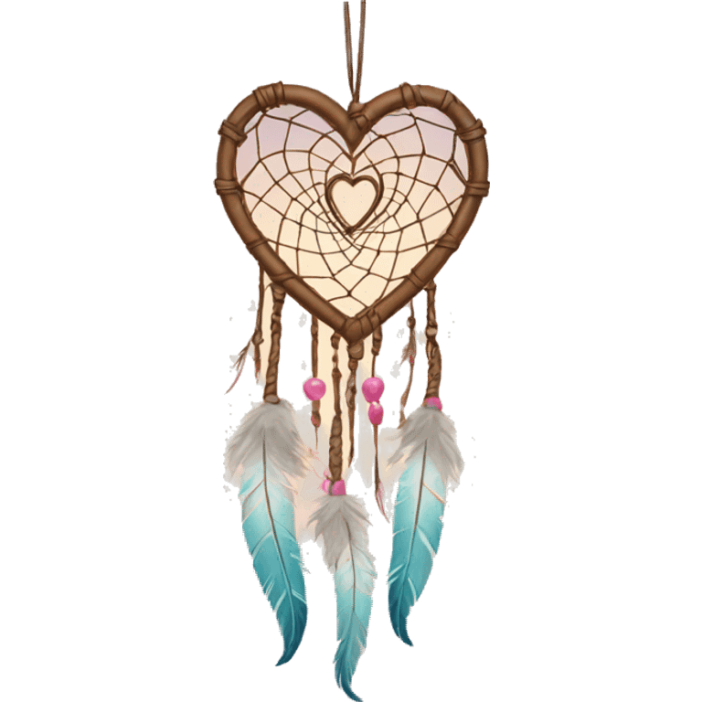 a heart-dreamcatcher emoji