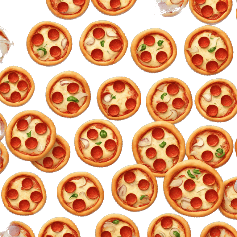 Pizza with pepperoni and onion toppings emoji