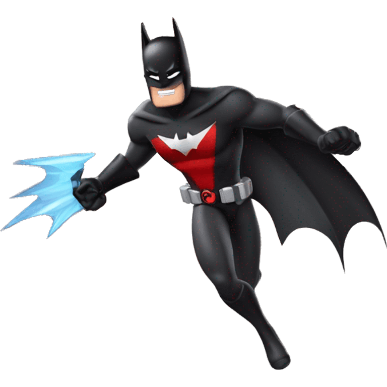 Batman beyond throwing batarang emoji