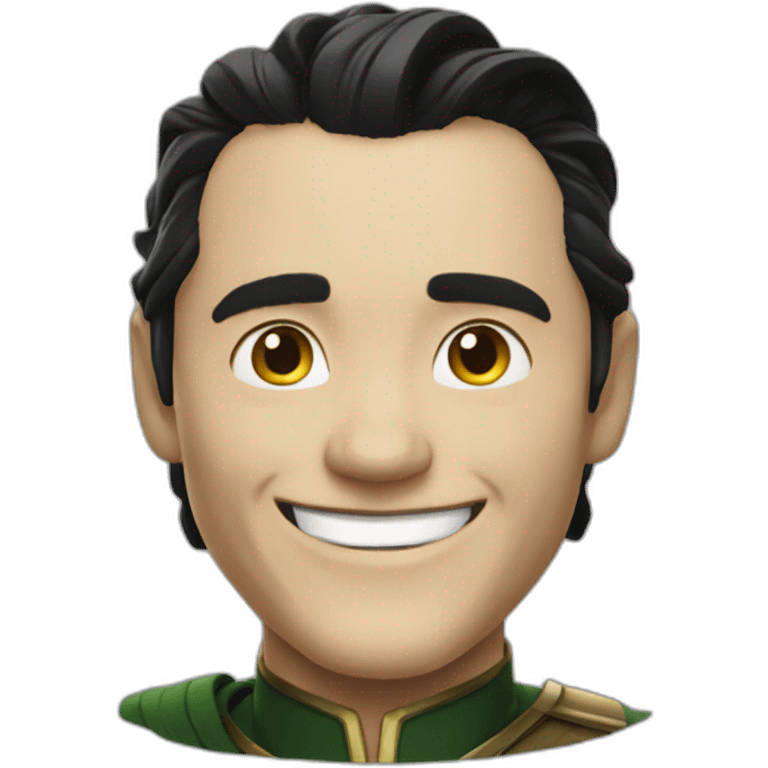 Marvel Loki smiling emoji