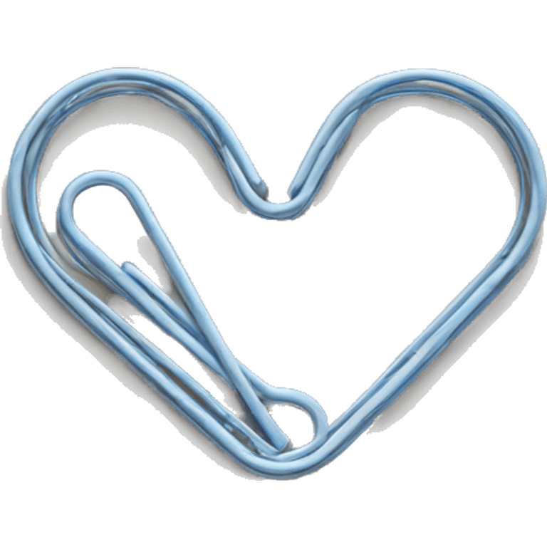 paper clip heart emoji