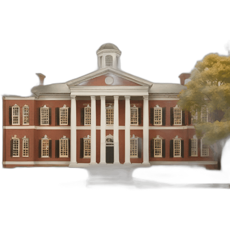 Davidson College in North Carolina Building emoji