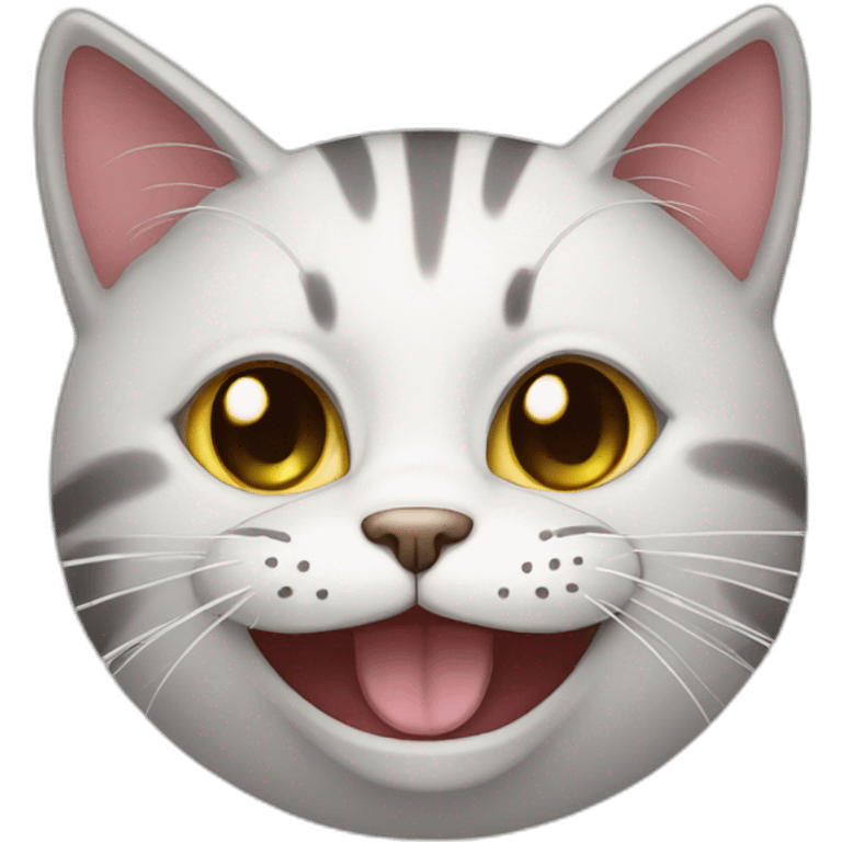 Cat smiley emoji