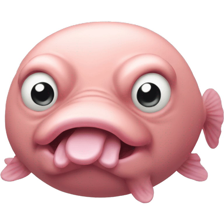 a muscular blobfish emoji