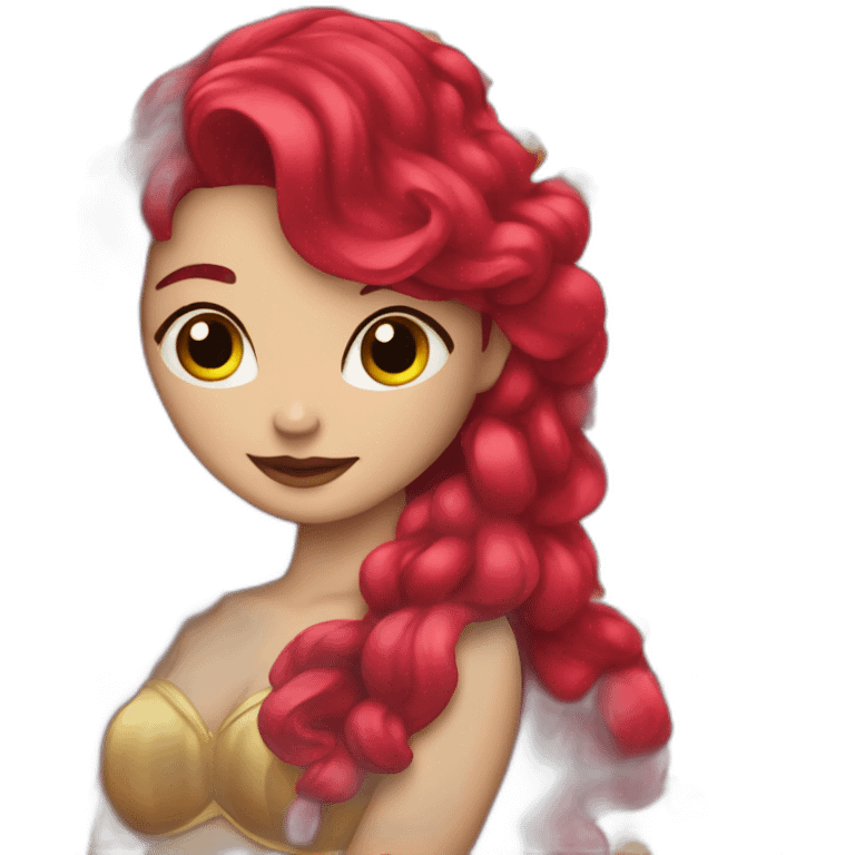 sirena de color rojo emoji