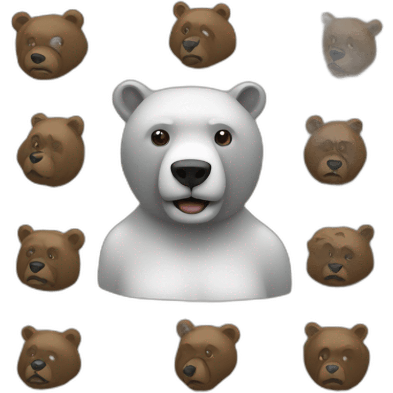 Bearish trading trend emoji