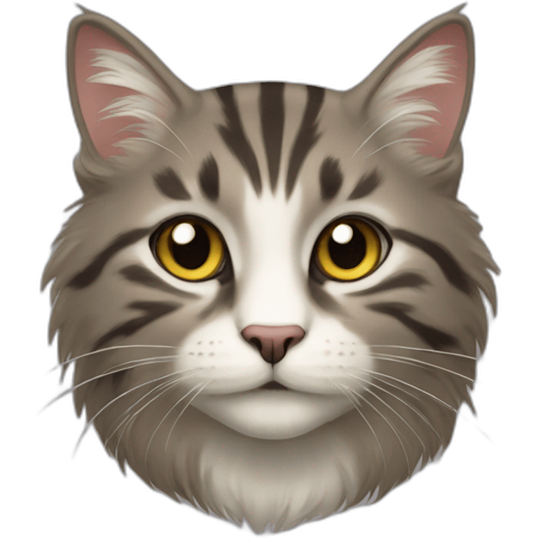 Norvegien forest cat emoji