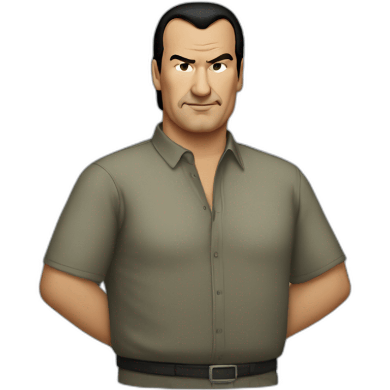 steven-seagal cartoon wearing shirt emoji