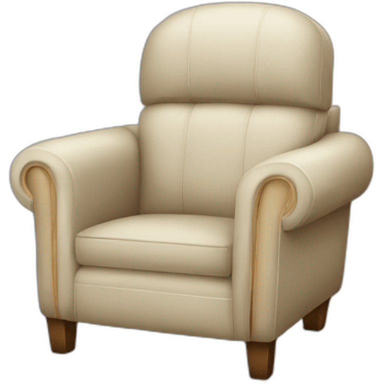 Comfortable armchair emoji