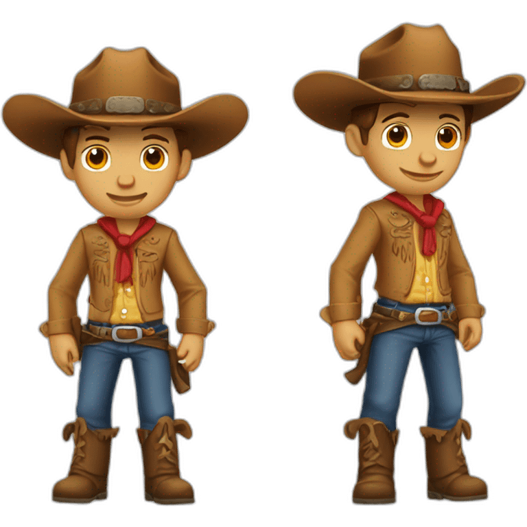 cow boy affraid emoji