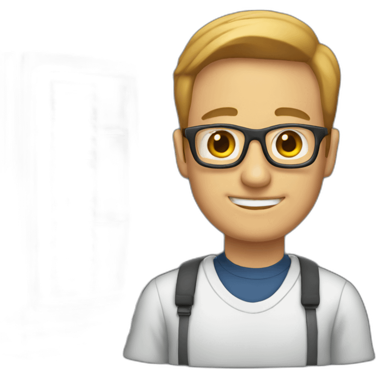 Male computer science teacher emoji