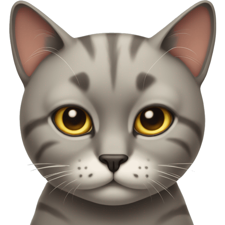 cat frowning cutely emoji