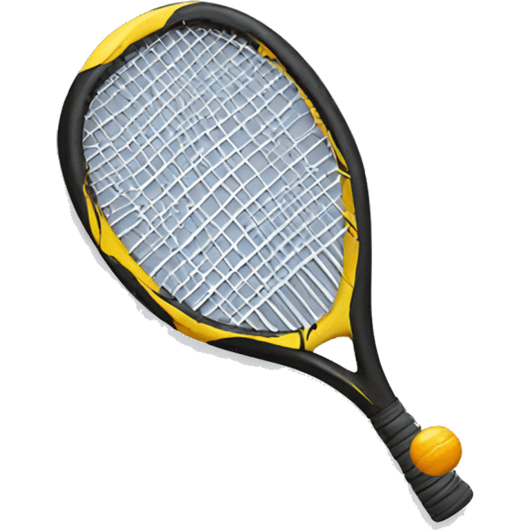 Squash ball racquet emoji