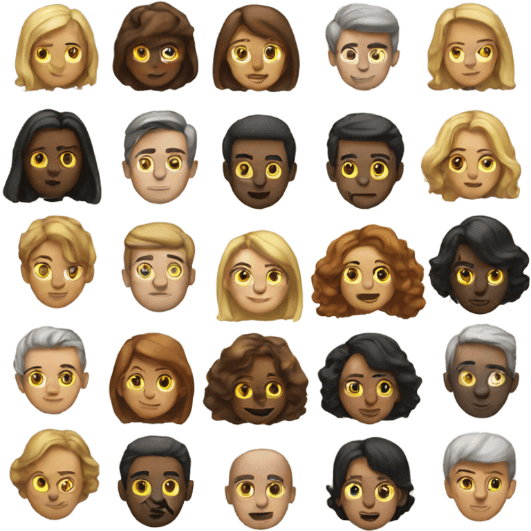 amalgamation of humans emoji