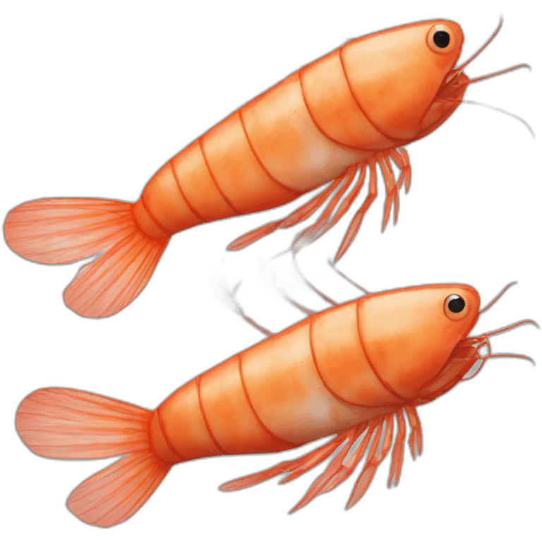 shrimp-and-fish emoji