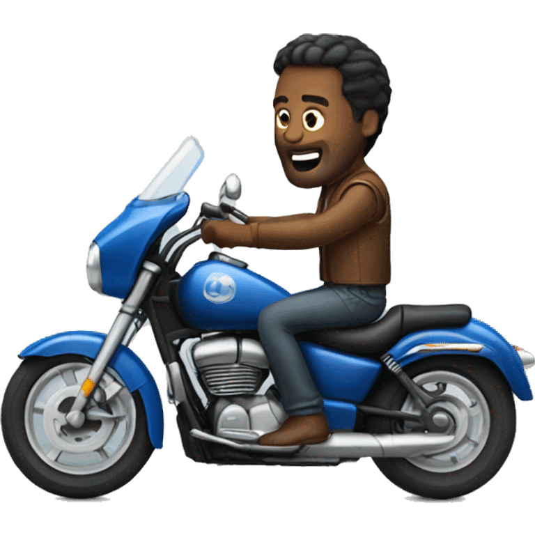 man on a motorcycle  emoji