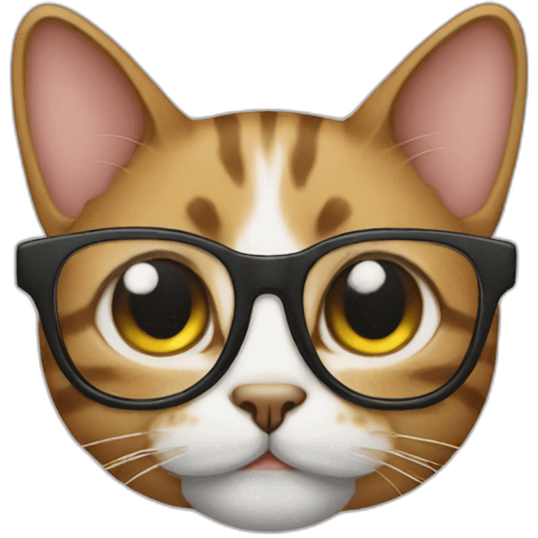 cat with a glasses emoji