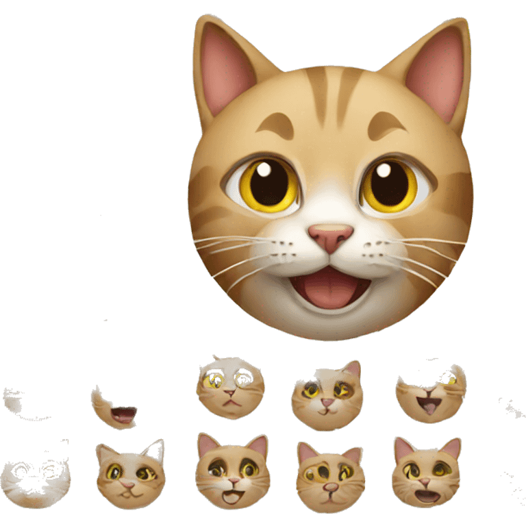 cat crazy emoji