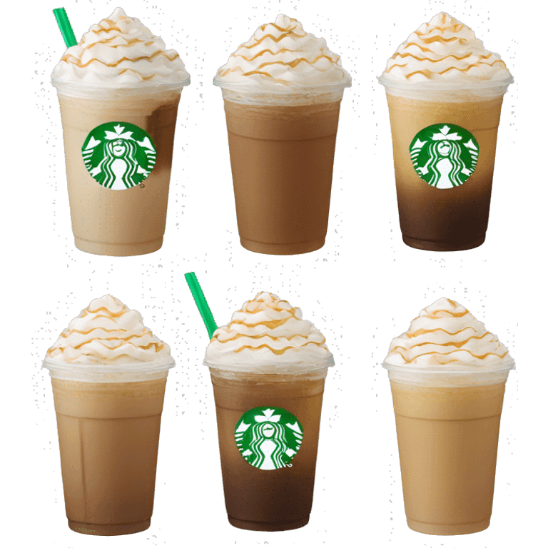 A Starbucks frappe  emoji