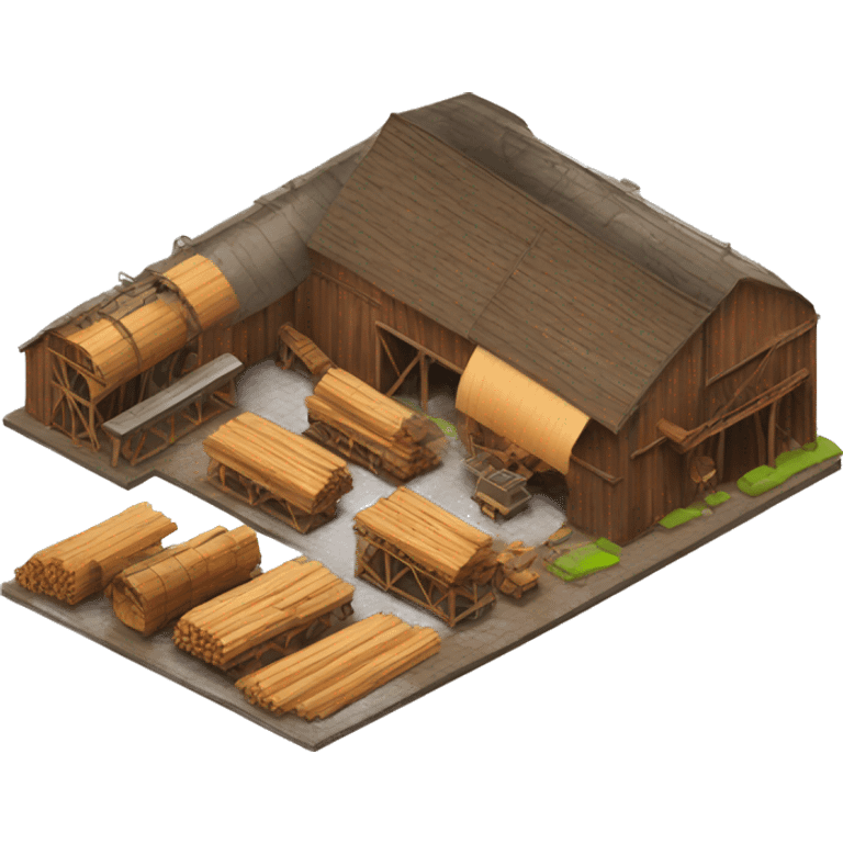 wood factory emoji