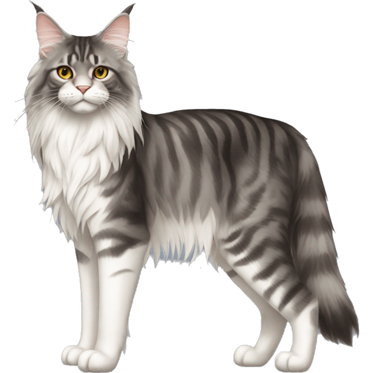 Maine Coon Cat Breed Full Body emoji