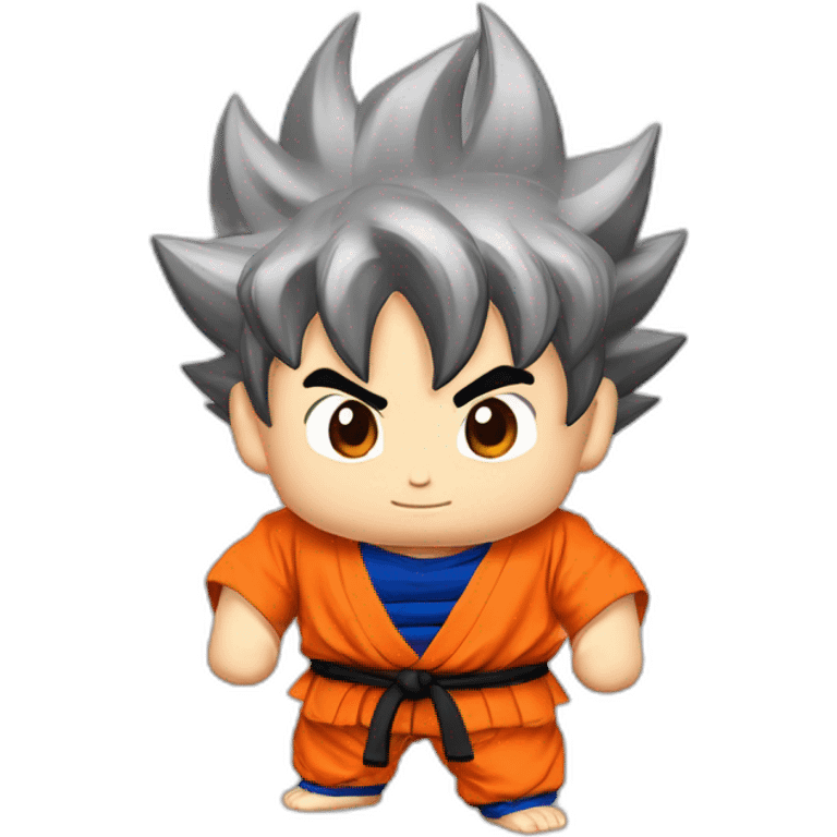 Son goku en tenue de Vovinam Viet Vo Dao et avec une ceinture rouge emoji