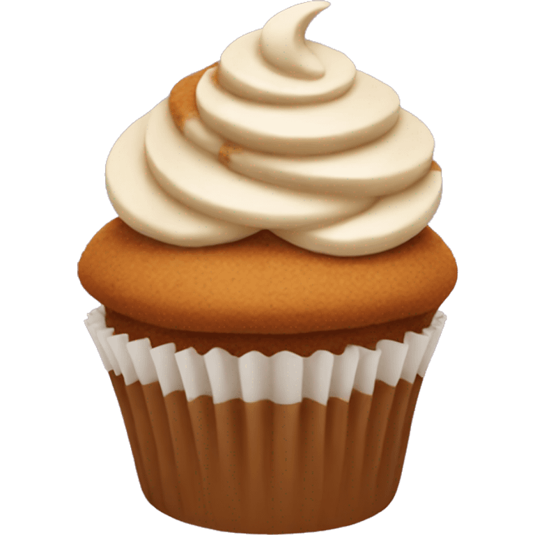 Biscoff cupcake  emoji