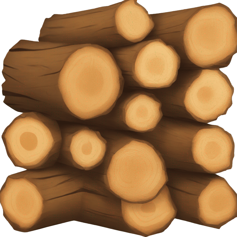 wood logs emoji