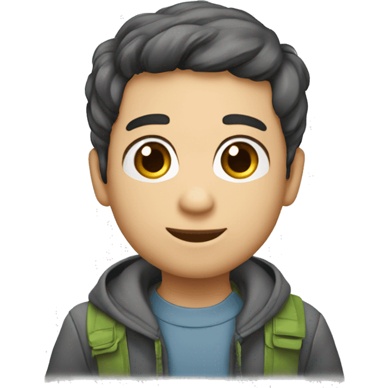 menino de 5 anos moreno olhos apertados emoji