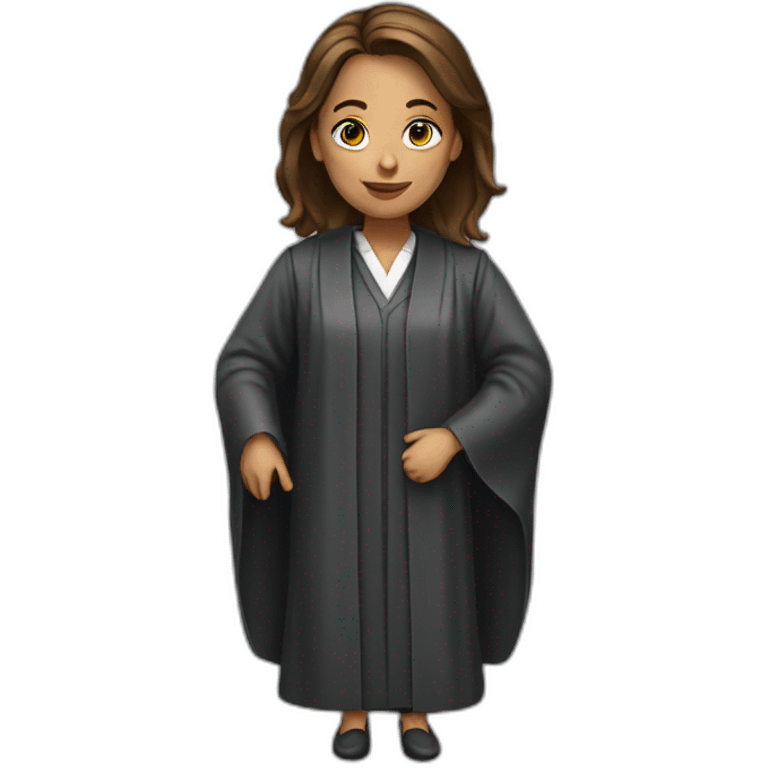 lawyer women Wearing a robe emoji