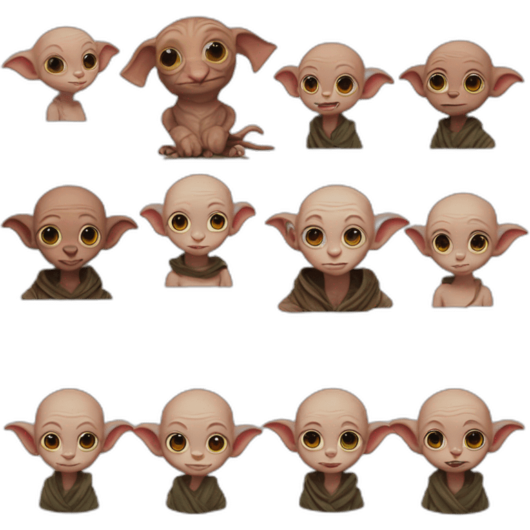 harry potter but elf as dobby emoji