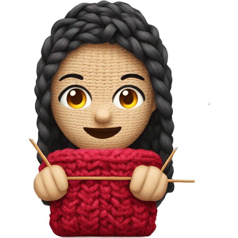 Knitting  emoji