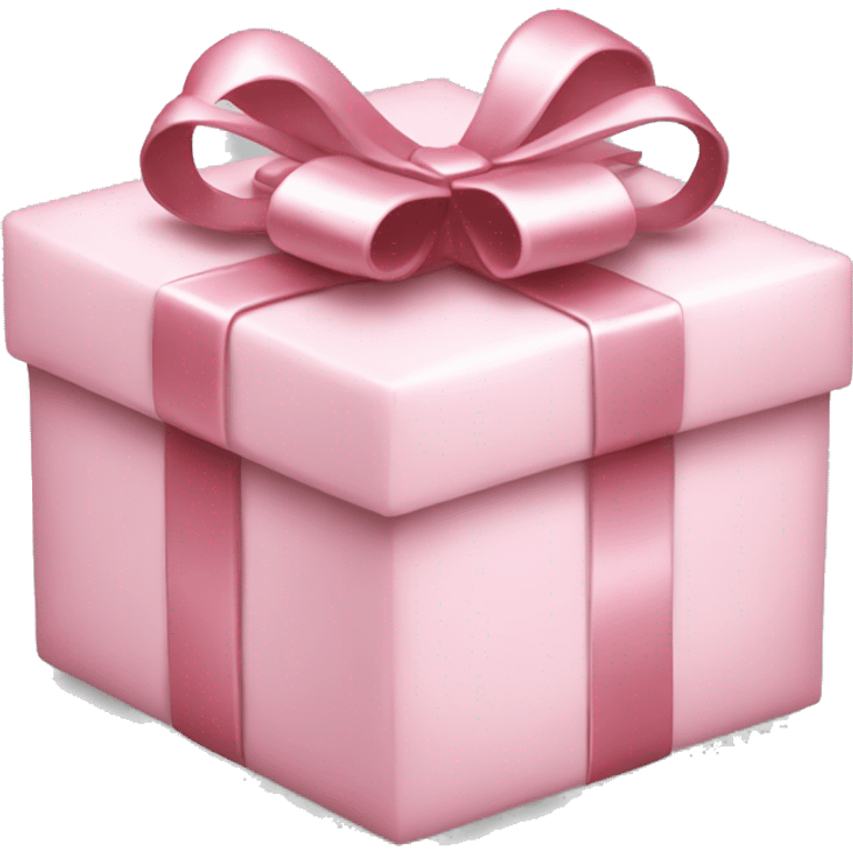 light pink christmas present emoji