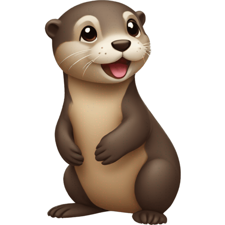 otter in love emoji