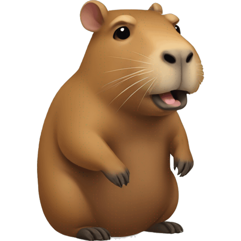 capybara doing human stuff emoji