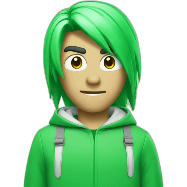 sonic green emoji