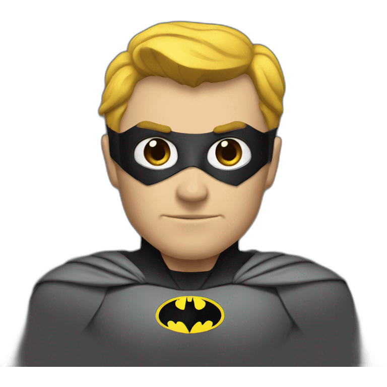 Batman, standing emoji