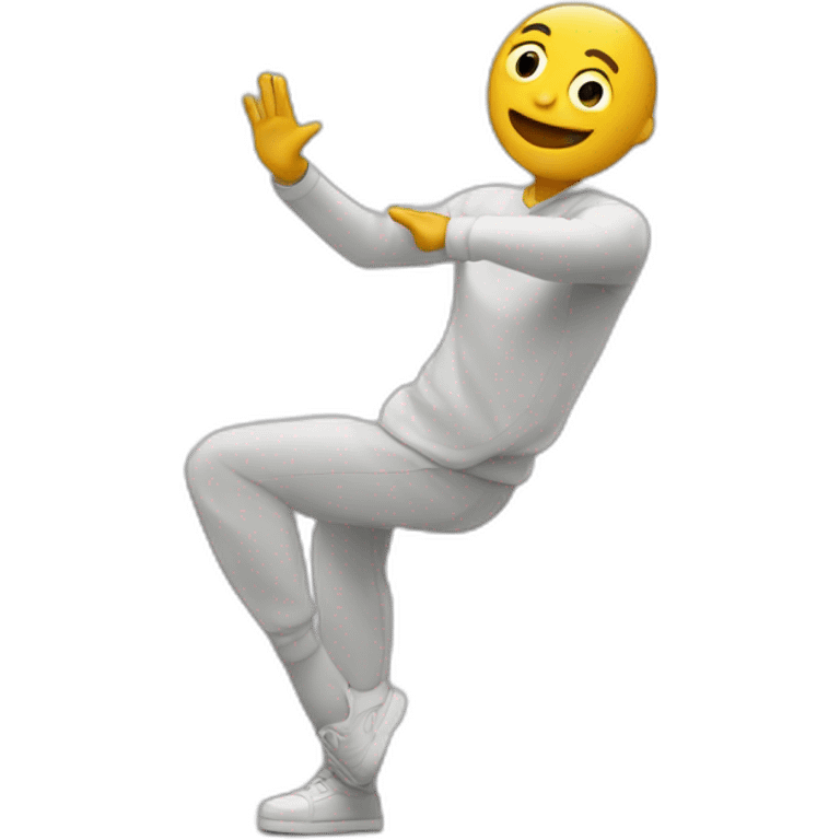 personnage qui dab emoji