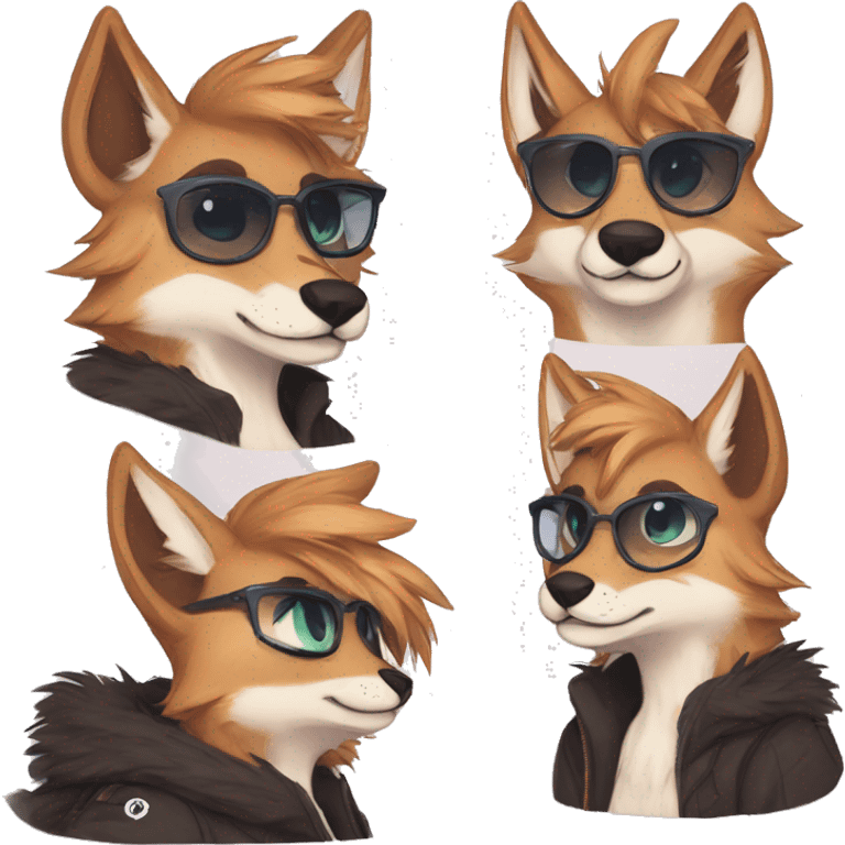 Cute Cool Edgy furry by Falvie, griffsnuff, LiLaiRa emoji