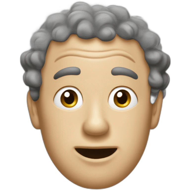 Curly of the three stooges emoji