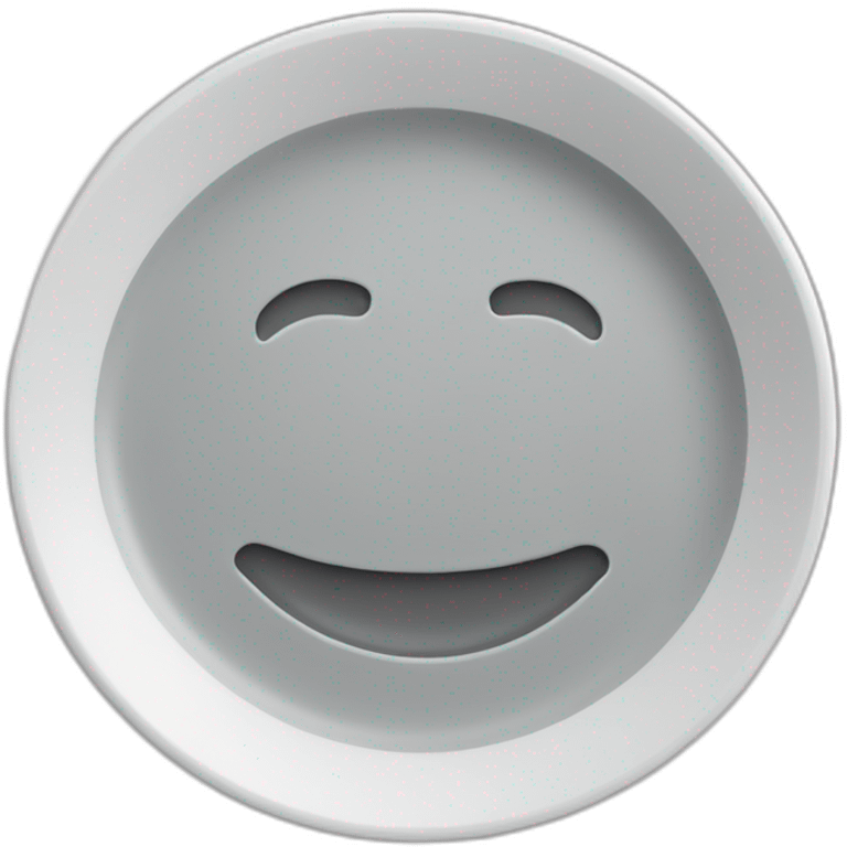 Assiette de tête emoji