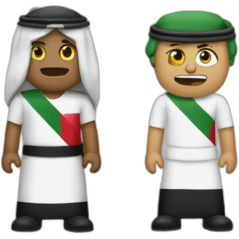 Palestine vs israel emoji