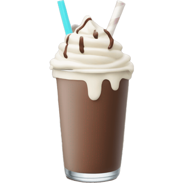 chocolate milkshake emoji