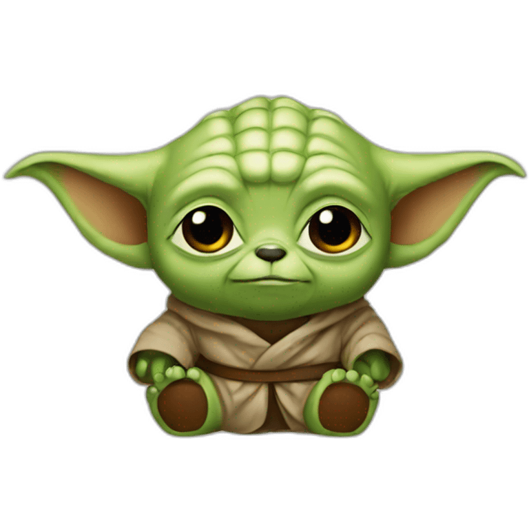 Yoda bear emoji