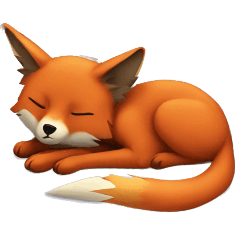 phoenix and fox sleeping together emoji